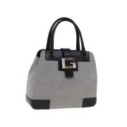 Gucci Vintage Pre-owned Canvas handvskor Gray, Dam