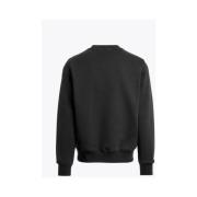 Parajumpers Svart Sabre Sweatshirt med Nyloninsatser Black, Herr