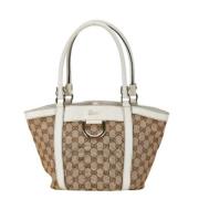 Gucci Vintage Pre-owned Canvas handvskor Beige, Dam