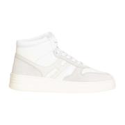 Hogan Vita Läder High Top Sneakers White, Dam