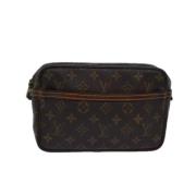 Louis Vuitton Vintage Pre-owned Canvas louis-vuitton-vskor Brown, Dam