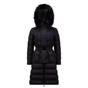 Moncler Khloe Lång Dunjacka - Svart Black, Dam