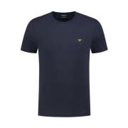 Emporio Armani 2-Pack Bomull T-shirt - Blå Blue, Herr