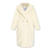 Max Mara Pälsjacka Tedgirl White, Dam