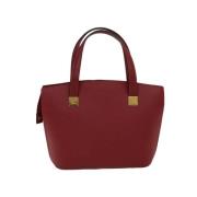 Celine Vintage Pre-owned Laeder handvskor Red, Dam