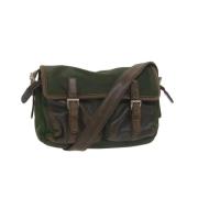 Prada Vintage Pre-owned Nylon prada-vskor Green, Dam