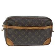 Louis Vuitton Vintage Pre-owned Canvas kuvertvskor Brown, Dam