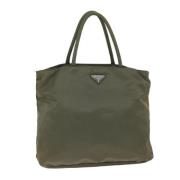 Prada Vintage Pre-owned Nylon prada-vskor Green, Dam