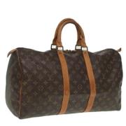 Louis Vuitton Vintage Pre-owned Canvas louis-vuitton-vskor Brown, Dam