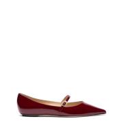 Stuart Weitzman Emilia Mary Jane Flat Red, Dam