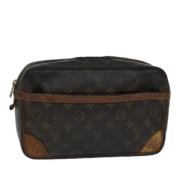 Louis Vuitton Vintage Pre-owned Canvas kuvertvskor Brown, Dam