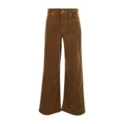 Frame Brun Slim Palazzo Jeans Brown, Dam