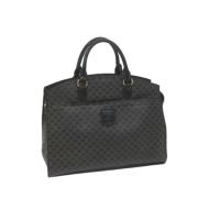 Celine Vintage Pre-owned Canvas handvskor Black, Dam