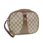 Gucci Vintage Pre-owned Laeder kuvertvskor Brown, Dam