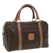 Celine Vintage Pre-owned Laeder handvskor Brown, Dam