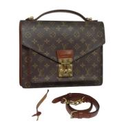 Louis Vuitton Vintage Pre-owned Canvas louis-vuitton-vskor Brown, Dam