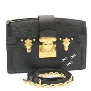 Louis Vuitton Vintage Pre-owned Laeder axelremsvskor Black, Dam