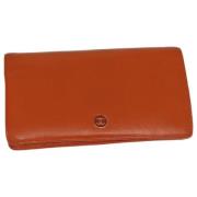 Chanel Vintage Pre-owned Laeder plnbcker Orange, Dam