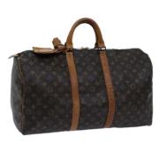 Louis Vuitton Vintage Pre-owned Canvas louis-vuitton-vskor Brown, Dam