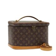 Louis Vuitton Vintage Pre-owned Canvas handvskor Brown, Dam