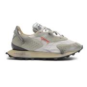 RUN OF Sneakers med vintage-effekt Beige, Herr