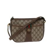 Gucci Vintage Pre-owned Canvas gucci-vskor Brown, Dam