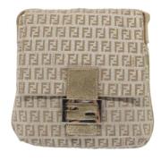 Fendi Vintage Pre-owned Canvas fendi-vskor Beige, Dam