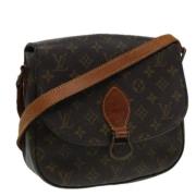 Louis Vuitton Vintage Pre-owned Canvas louis-vuitton-vskor Brown, Dam