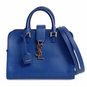 Yves Saint Laurent Vintage Pre-owned Laeder handvskor Blue, Dam