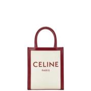 Celine Vintage Pre-owned Canvas celine-vskor White, Dam