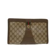 Gucci Vintage Pre-owned Canvas gucci-vskor Beige, Dam