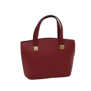 Celine Vintage Pre-owned Laeder handvskor Red, Dam