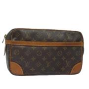 Louis Vuitton Vintage Pre-owned Canvas kuvertvskor Brown, Dam