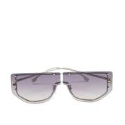 Fendi Vintage Pre-owned Metall solglasgon Gray, Dam