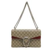 Gucci Vintage Pre-owned Canvas gucci-vskor Beige, Dam