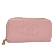 Chanel Vintage Pre-owned Laeder plnbcker Pink, Dam