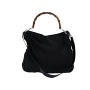 Gucci Vintage Pre-owned Nylon gucci-vskor Black, Dam