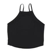 Nike Räfflad Tanktop Svart/Vit Black, Dam