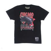 Mitchell & Ness Chicago Bulls Tee Hardwood Classics Svart Black, Herr