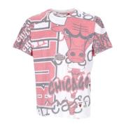 Mitchell & Ness Chicago Bulls NBA T-tröja Vit Multicolor, Herr