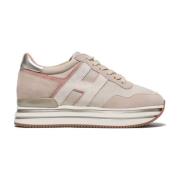 Hogan Beige Sneakers för Kvinnor Ss23 Beige, Dam