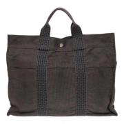 Hermès Vintage Pre-owned Canvas totevskor Gray, Dam