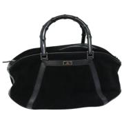 Gucci Vintage Pre-owned Mocka gucci-vskor Black, Dam