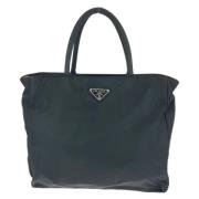 Prada Vintage Pre-owned Canvas prada-vskor Blue, Dam