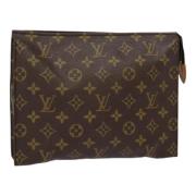 Louis Vuitton Vintage Pre-owned Canvas necessrer Brown, Dam