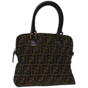 Fendi Vintage Pre-owned Canvas fendi-vskor Brown, Dam