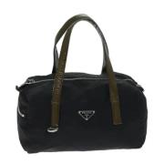 Prada Vintage Pre-owned Nylon prada-vskor Black, Dam