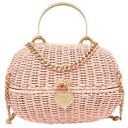 Chanel Vintage Pre-owned Tyg chanel-vskor Pink, Dam