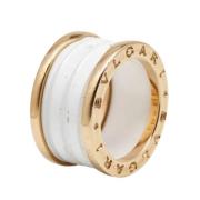 Bvlgari Vintage Pre-owned Tyg ringar Yellow, Dam