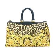 Versace Pre-owned Pre-owned Tyg handvskor Yellow, Dam